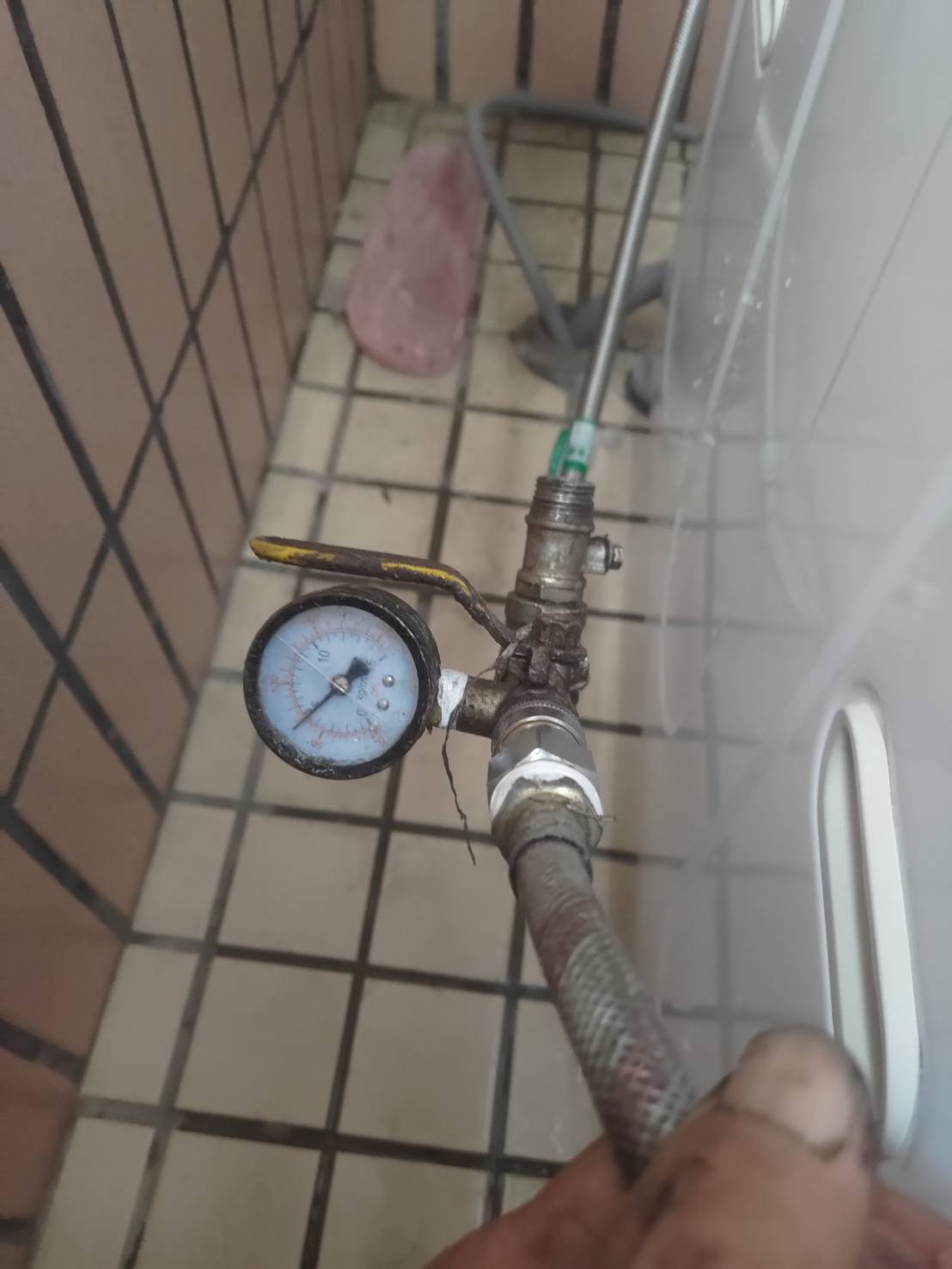 冷熱水管壓力測試